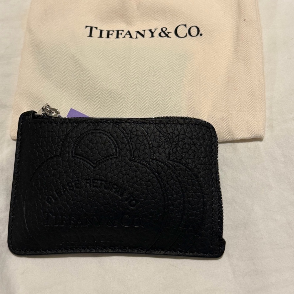 NWT New Tiffany & Co. Return to Tiffany Black Card Holder